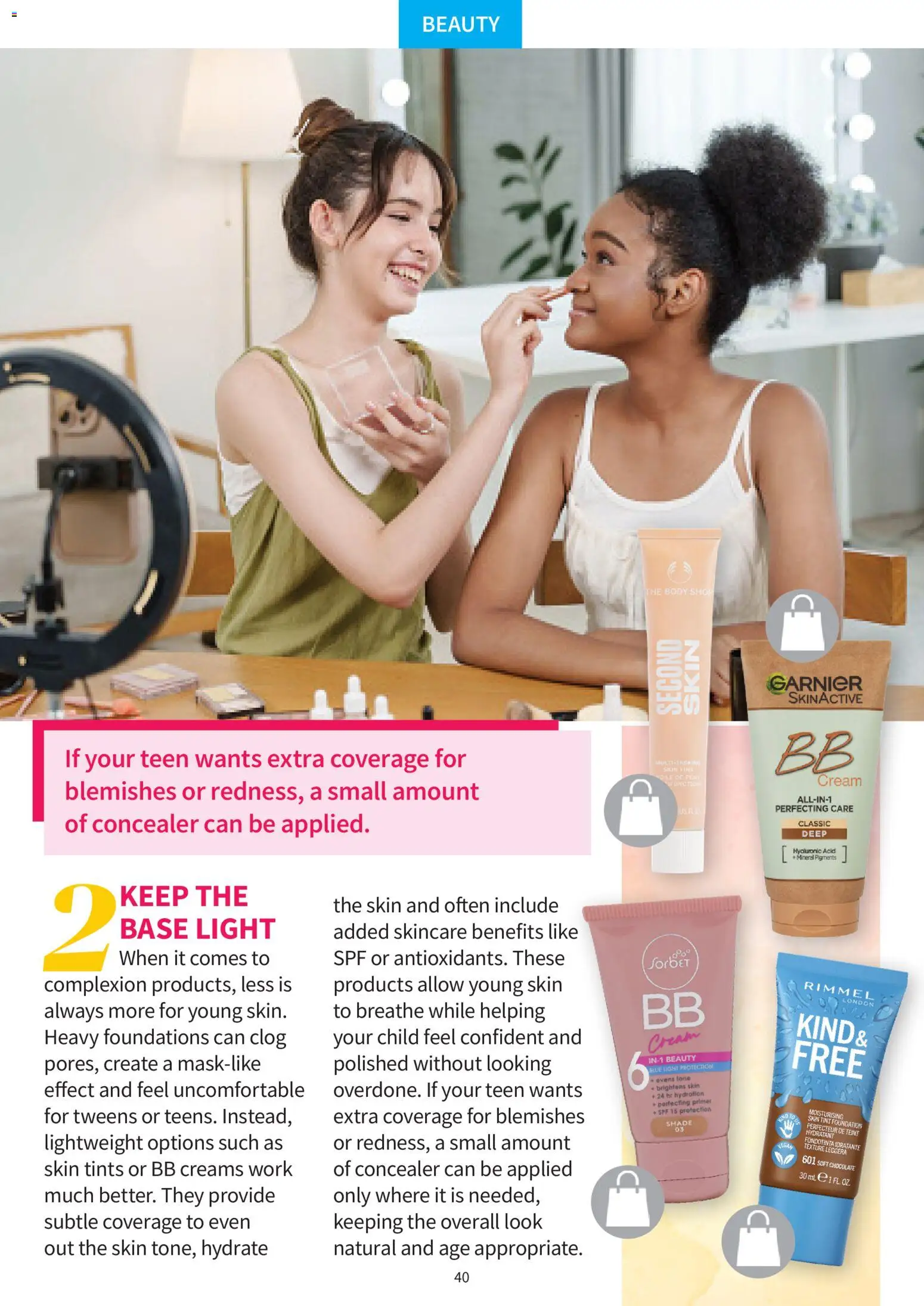 New Clicks catalogue – valid from 01.12.2025 | Page: 40 | Products: Primer, Light, Chocolate, Foundation