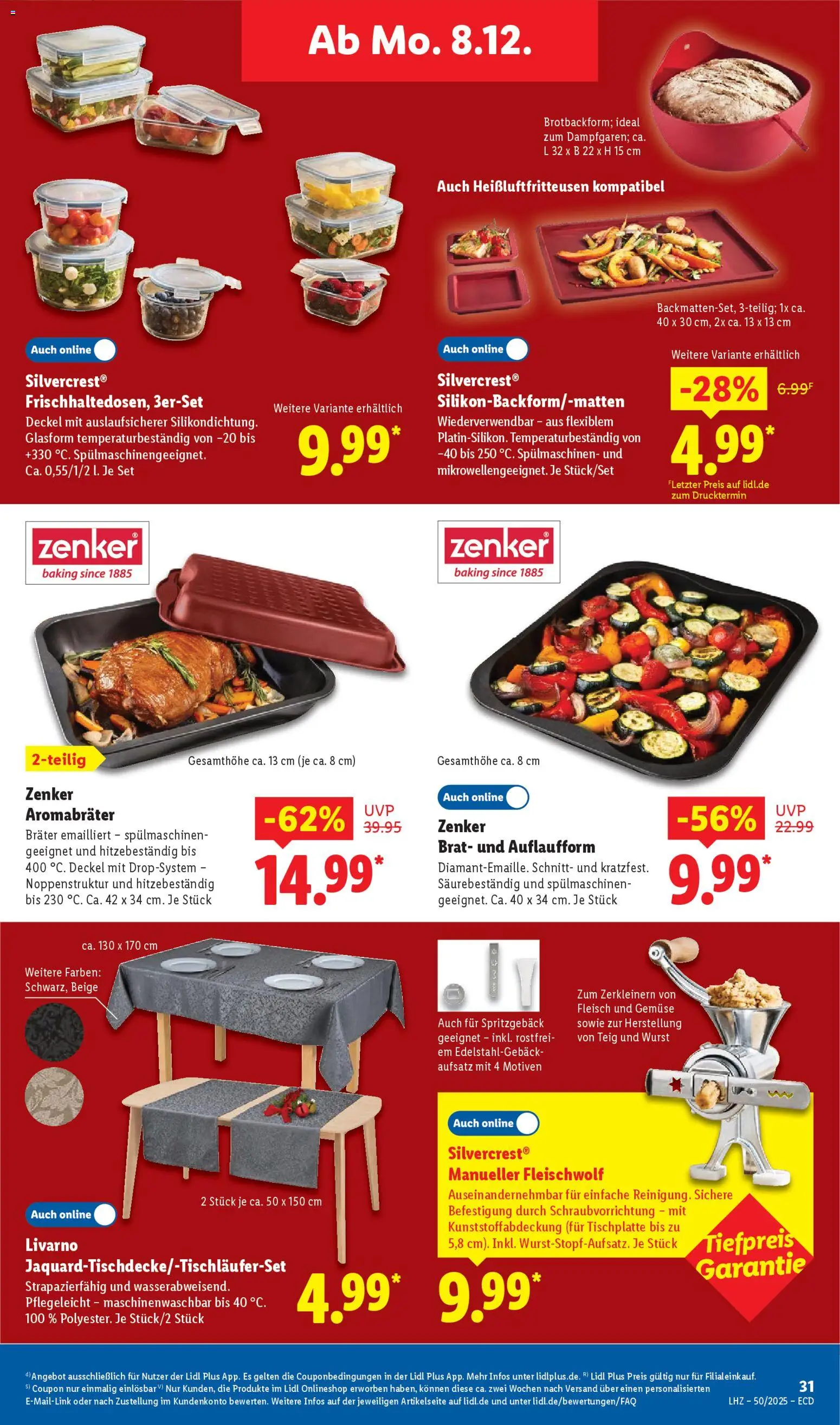 Lidl - Prospekt – gültig ab 08.12.2025 | Seite: 47 | Produkte: Gemüse, Wurst, Fleisch