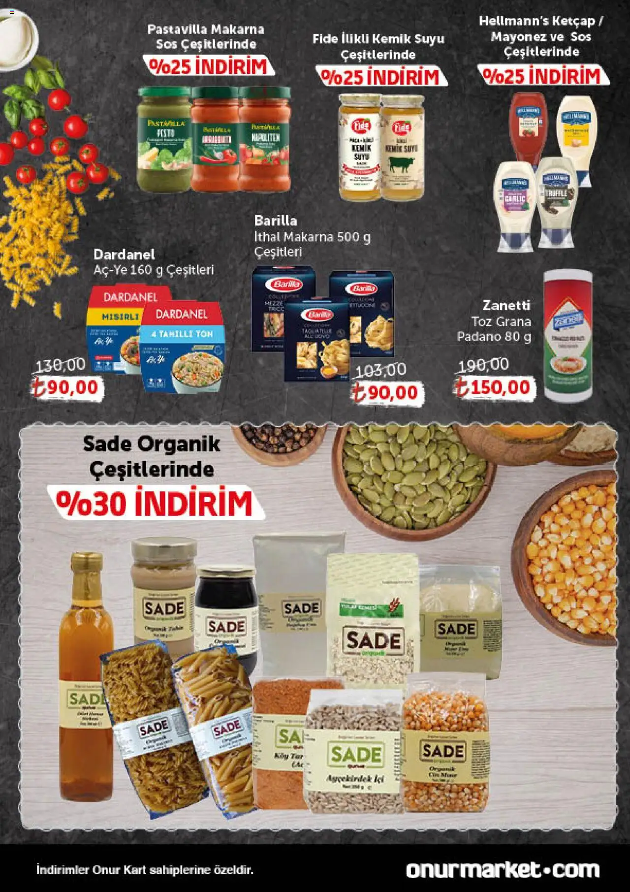 Onur Market Katalog - Gurme - 16.09.2025 tarihinden itibaren geçerlidir | Sayfa: 2 | Ürünler: Kemik suyu, Makarna, Mayonez, Sos
