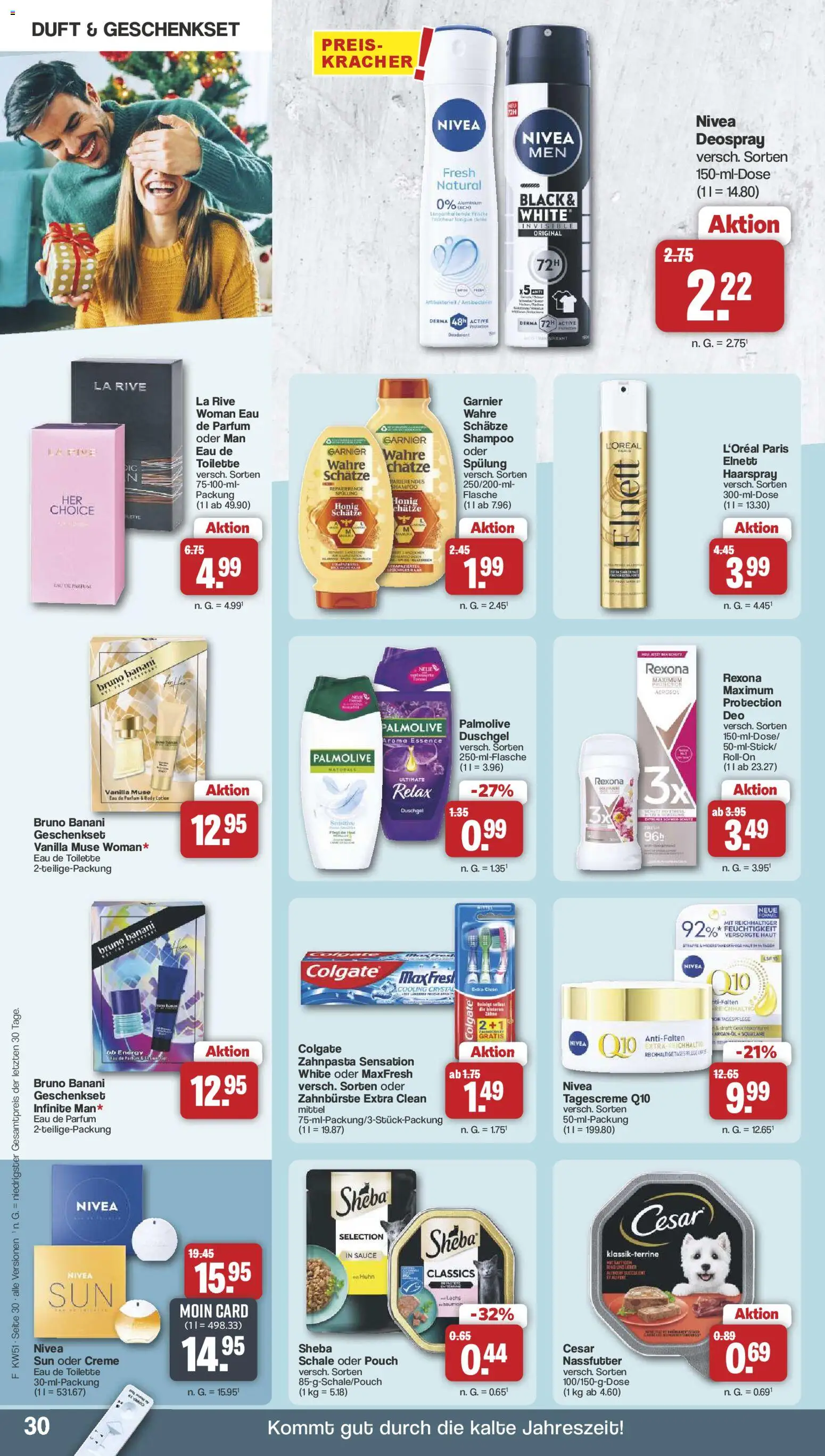 Famila Nordwest - Markt - Angebote – gültig ab 14.12.2025 | Seite: 32 | Produkte: Parfüm, Body Lotion, Deospray, Tagescreme