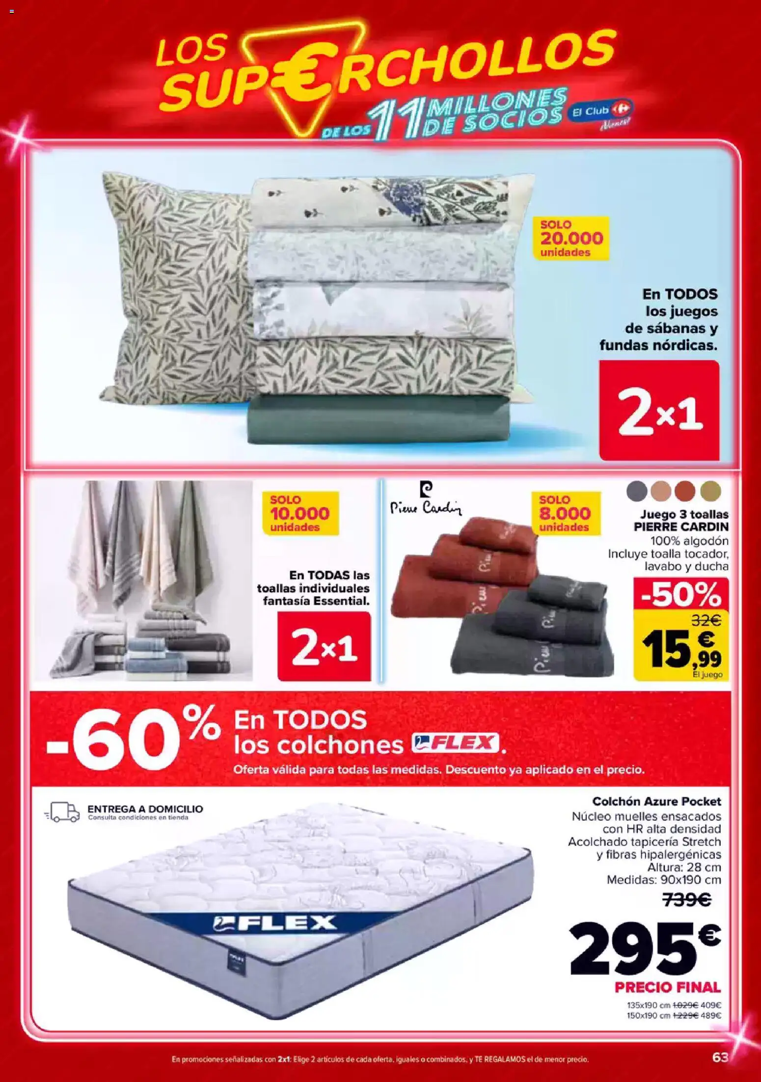 Carrefour folleto │ válido desde el 23.04.2026 | Página: 62 | Productos: Té, Colchon, Lavabo, Ducha