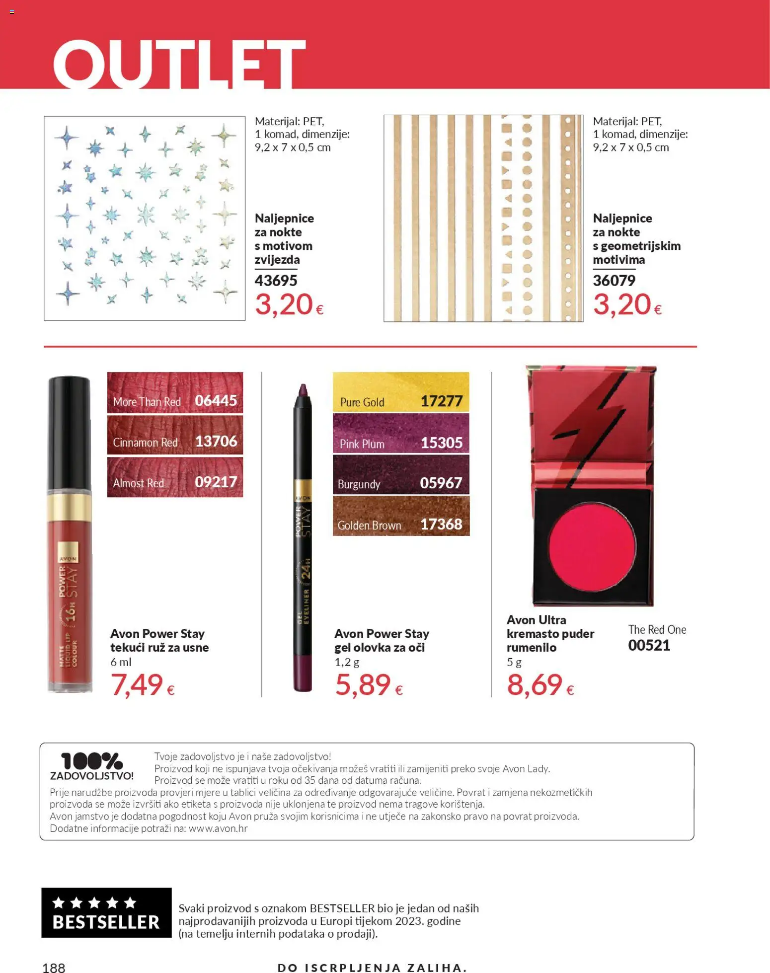 Avon katalog | vrijedi od 01.12.2025 | Stranica: 192 | Proizvodi: Puder, Rumenilo, Olovka za oči, Ruž