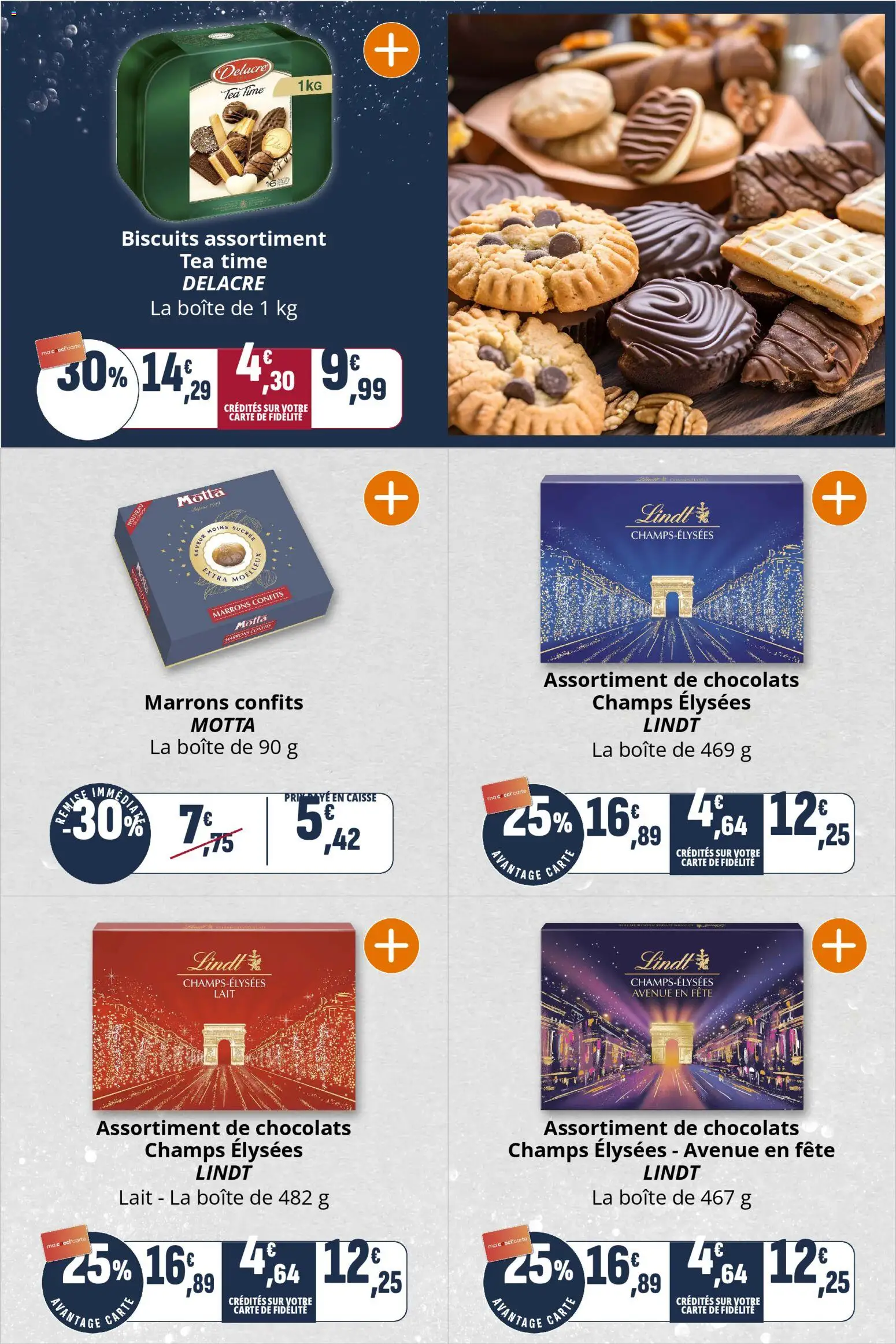 {H1} | Page: 22 | Produits: Lait, Lindt, Biscuits