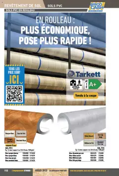 Brico Cash - Prévisualisation de Brico Cash catalogue valide à partir de 04.04.2025 | Page: 112 | Produits: Rouleau, Parquet