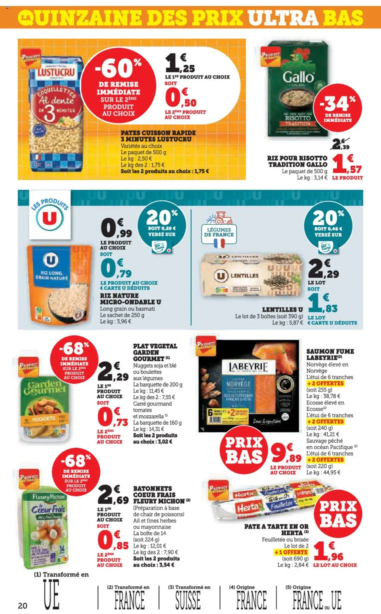  | Page: 20 | Produits: Base, Saumon fumé, Mayonnaise, Coquillettes