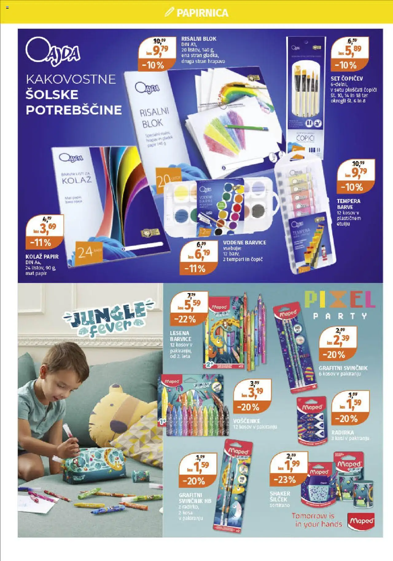 Müller katalog │ velja od 11.08.2025 | Stran: 6 | Izdelki: Barvice, Copic, Ajda, Blok