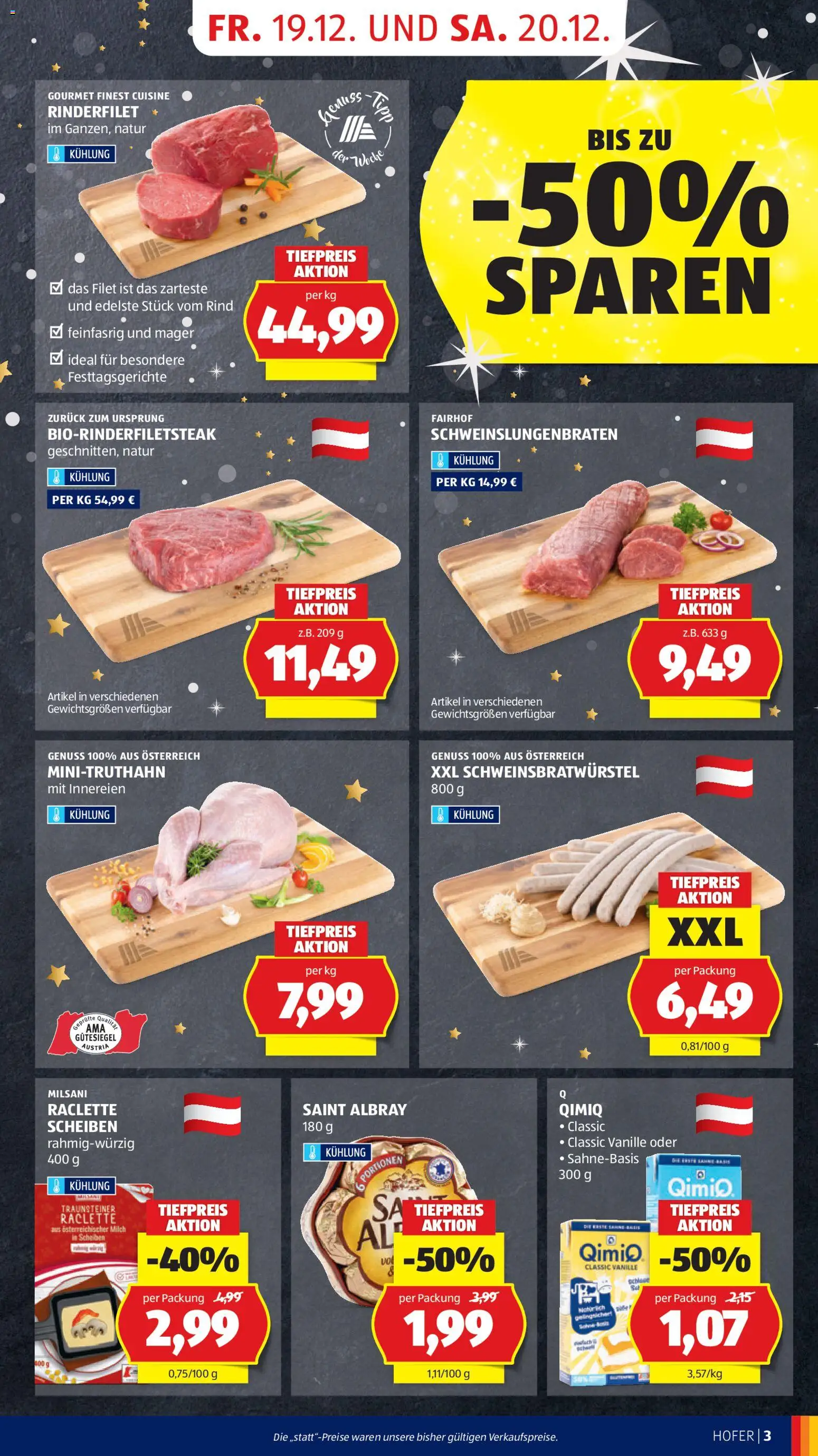 Hofer Flugblatt gültig ab 19.12.2025 | Seite: 5 | Produkte: Milch