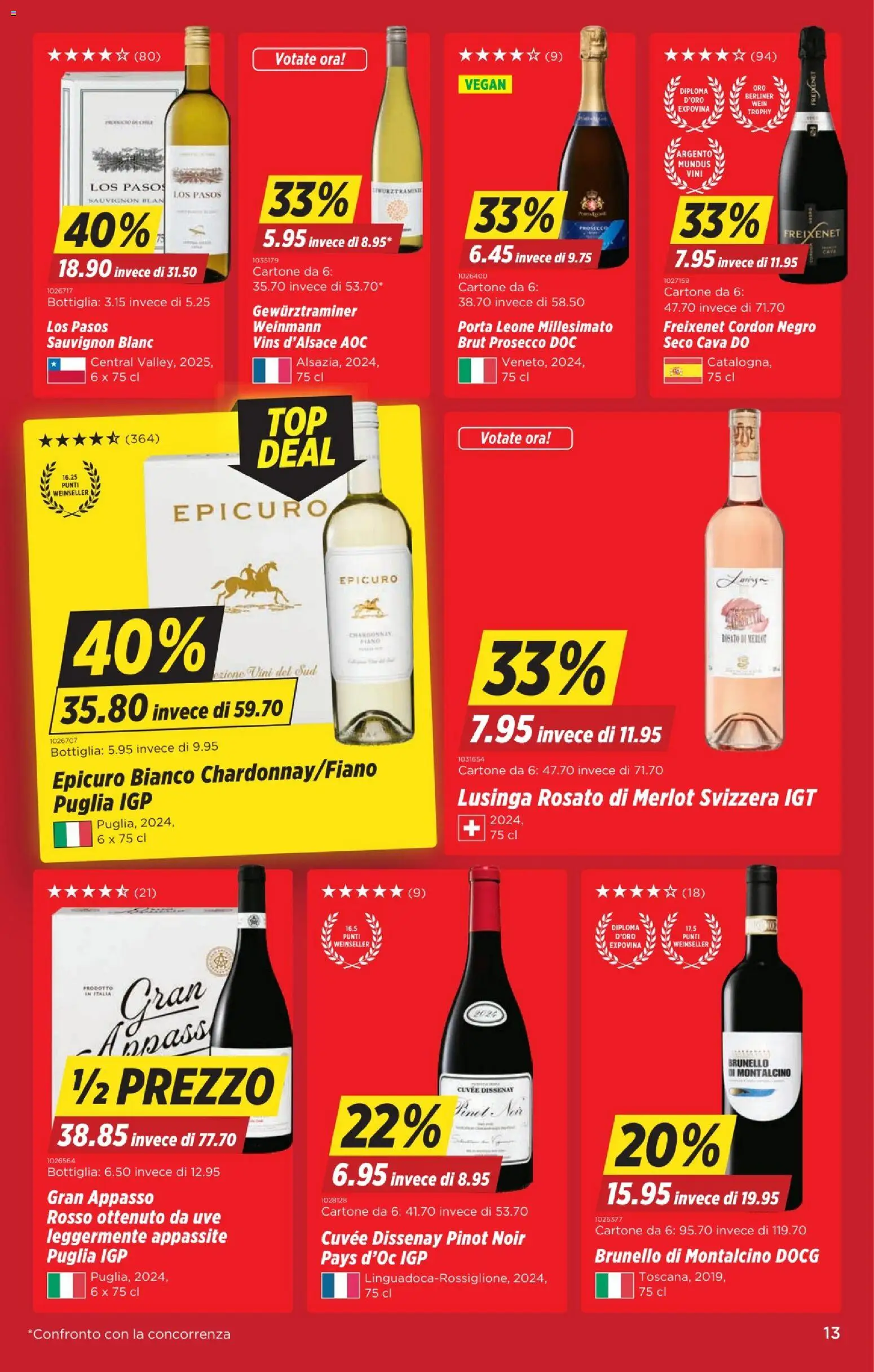 Denner Aktionen IT – gültig ab 12.02.2026 | Seite: 13 | Produkte: Merlot, Wein