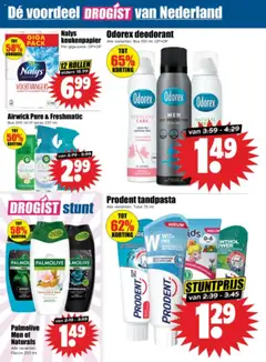  | Pagina: 26 | Producten: Deodorant, Tandpasta, Melk, Keukenpapier