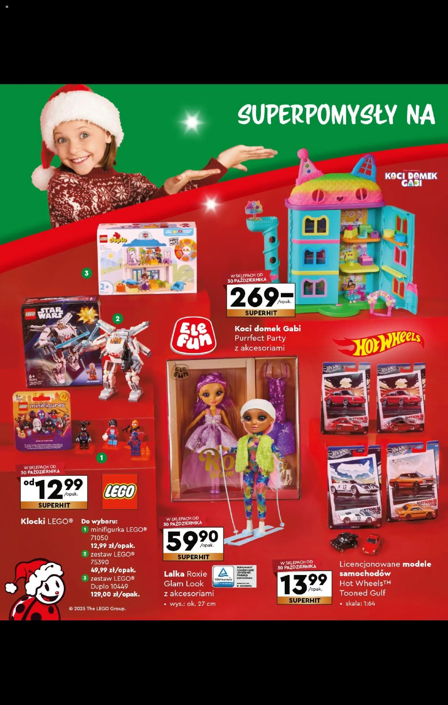 Biedronka gazetka - Kraina zabawek od 27.10.2025 | Strona: 10 | Produkty: Gęś, Lalka, Lego