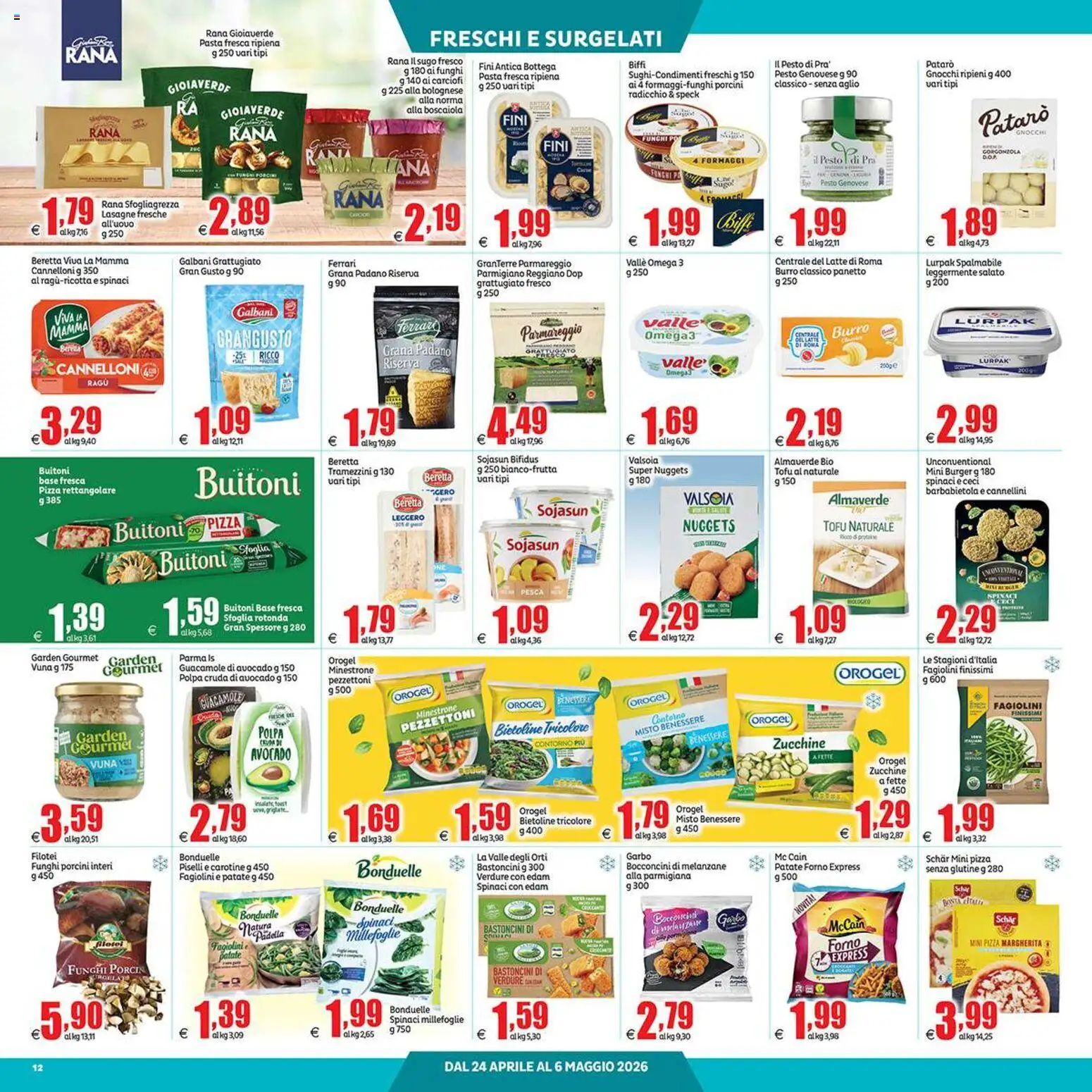 Volantino Elite Supermercati del 24.04.2026 | Pagina: 12 | Prodotti: Avocado, Spinaci, Parmigiano reggiano, Sugo