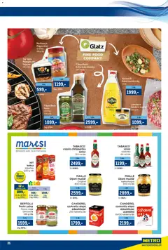 Metro akciós újság - amely érvényes a következő dátumtól: 16.03.2026 | Oldal: 21 | Termékek: Pesto, Dijoni mustár, Mustár, Olívaolaj