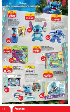 Auchan - Karácsonyi játék - amely érvényes a következő dátumtól: 24.10.2025 | Oldal: 14