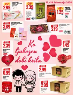 Eurospin katalog akcije – veljaven od 12.02.2026 | Stran: 13 | Izdelki: Keksi, Kos, Bonboniera