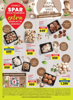 Spar - Extra ajánlatok - amely érvényes a következő dátumtól: 11.09.2025