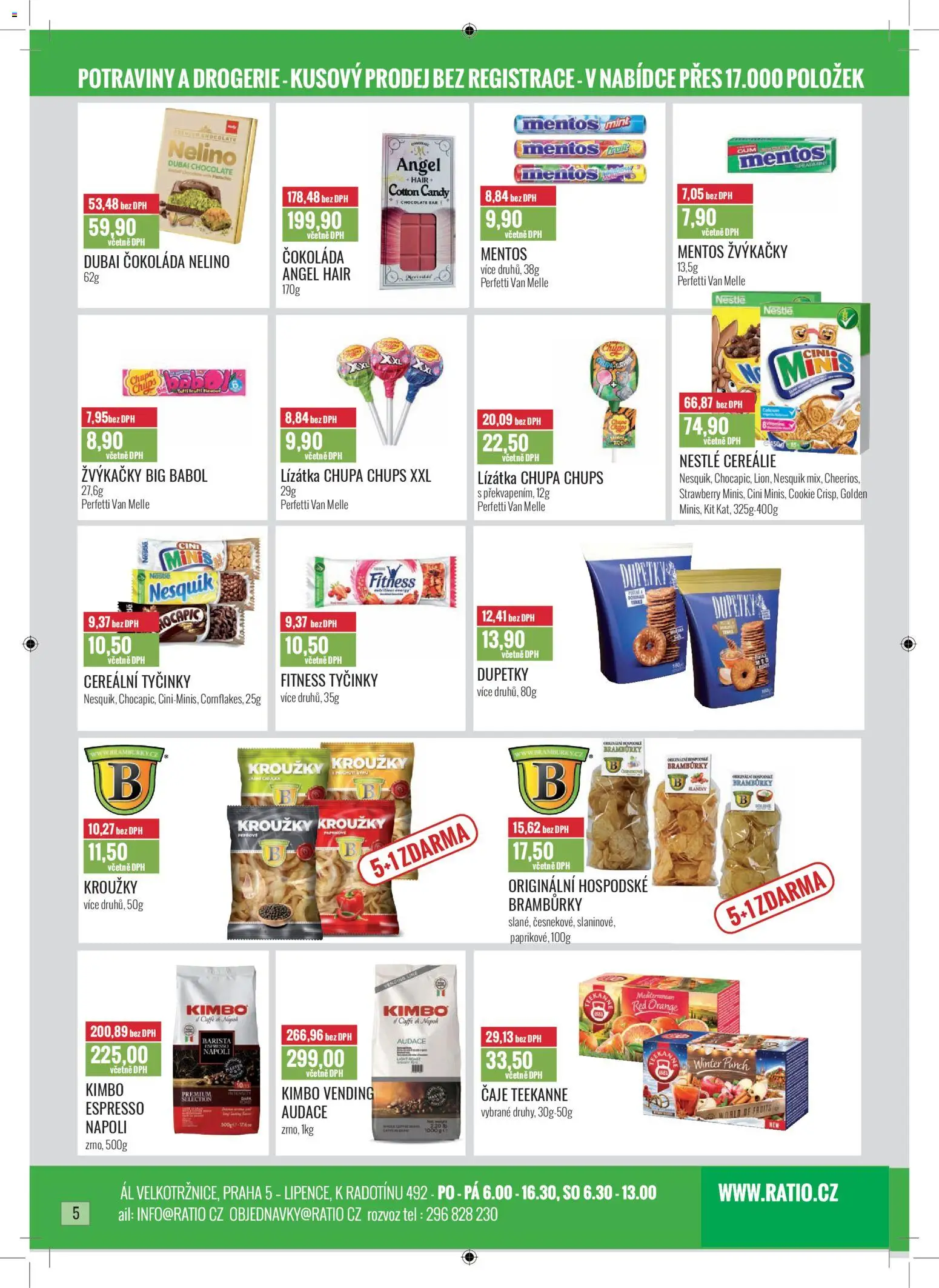 Ratio leták od 01.11.2025 | Strana: 6 | Produkty: Čokoláda, Bramburky, Tyčinky, Dupetky