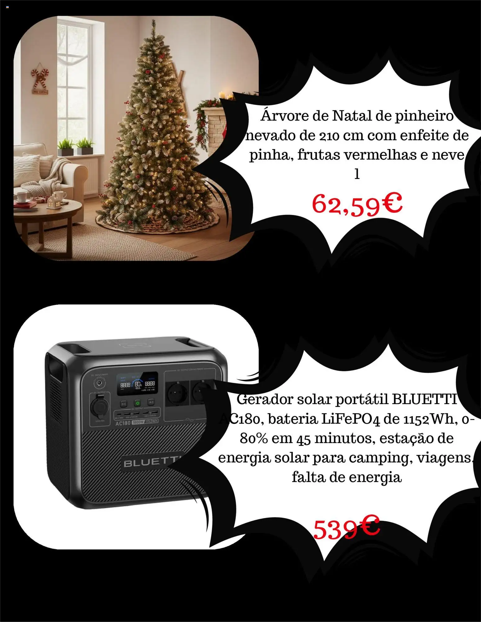 Leroy Merlin Black Friday │ válido de 24.11.2025 | Página: 3 | Produtos: Árvore de natal, Bateria