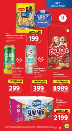Lidl akciós ujság - amely érvényes a következő dátumtól: 12.06.2025 | Oldal: 17 | Termékek: Áfonya, Meggy, Kutyaeledel, Mangó