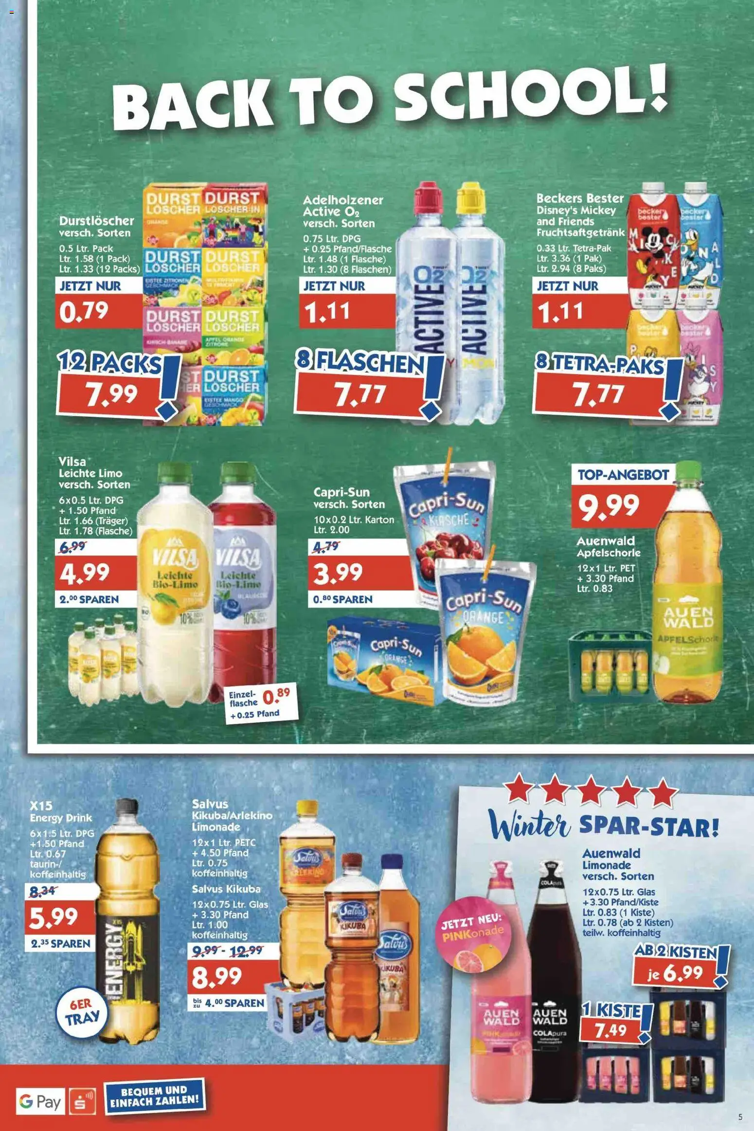 HOL’AB! Prospekt – gültig ab 05.01.2026 | Seite: 5 | Produkte: Durstloscher, Energy, Adelholzener, Limonade