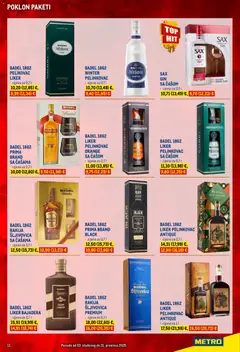 Metro - Poklon ideje - Pregled kataloga iz trgovine Metro, vrijedi od 03.11.2025 | Stranica: 11 | Proizvodi: Pelinkovac, Šljivovica, Liker, Rakija