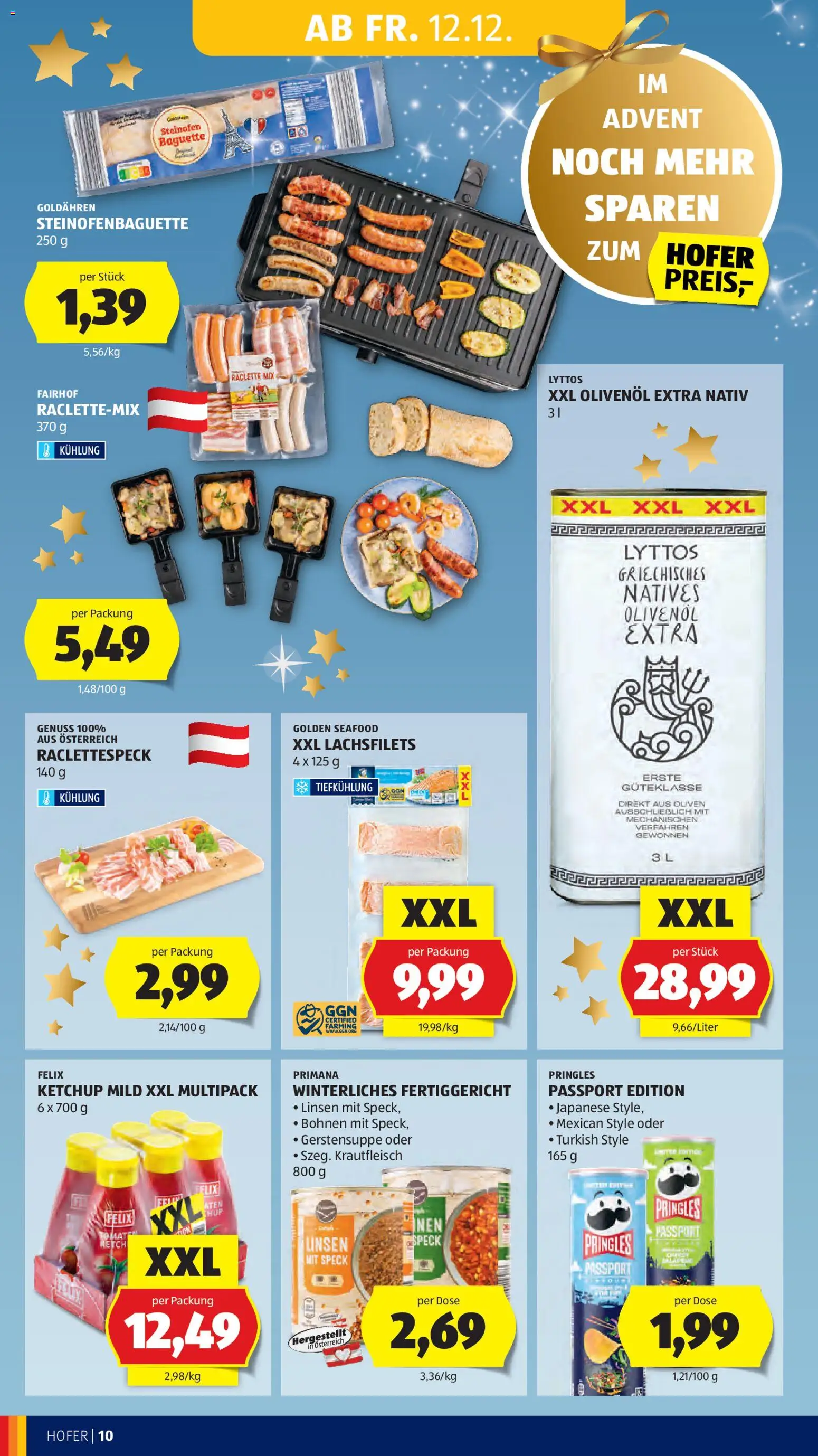 Hofer Flugblatt gültig ab 12.12.2025 | Seite: 16 | Produkte: Ketchup, Jääkaappipakastin, Szeder