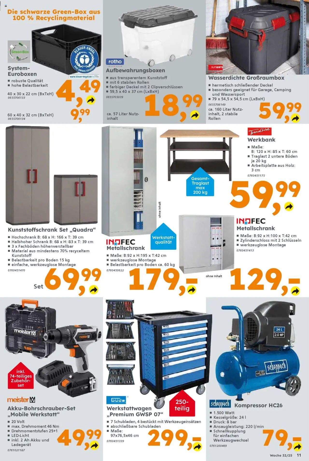 Globus Baumarkt Prospekt 	 - gültig ab dem 03.08.2025 | Seite: 11