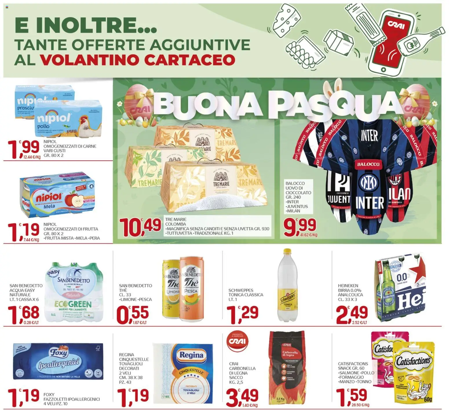 Volantino CRAI del 26.03.2026 | Pagina: 14 | Prodotti: Cioccolato, Pollo, Frutta, Formaggio