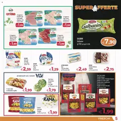 Anteprima del volantino Volantino MerSi Supermercati	 valido a partire dal 22.10.2025 | Pagina: 5 | Prodotti: Panna, Tacchino, Prosciutto, Polo