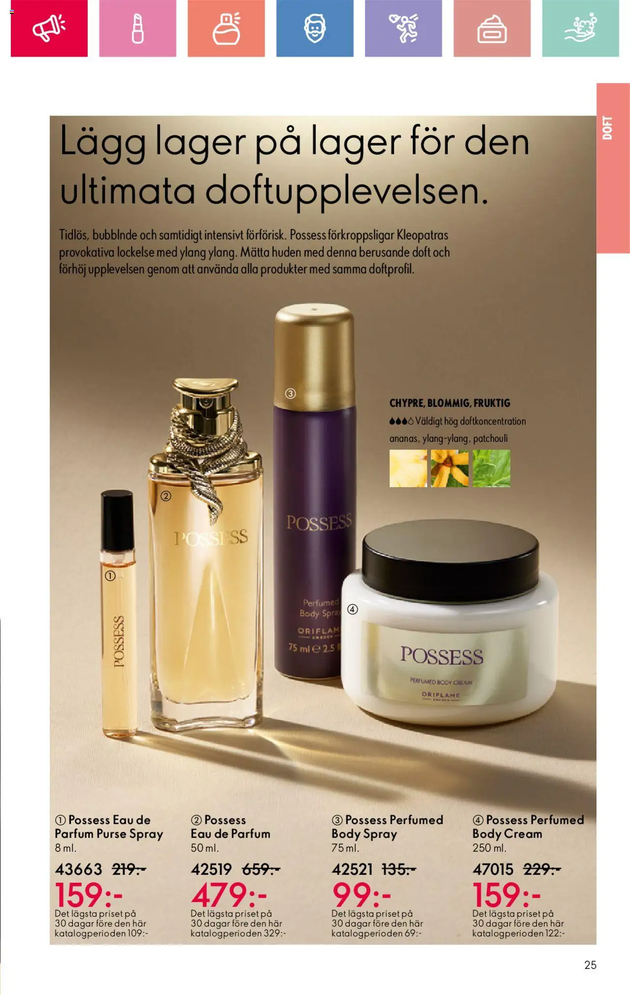 Oriflame reklamblad aktuell från 01.06.2025 | Sida: 25 | Produkter: Doft, Matta