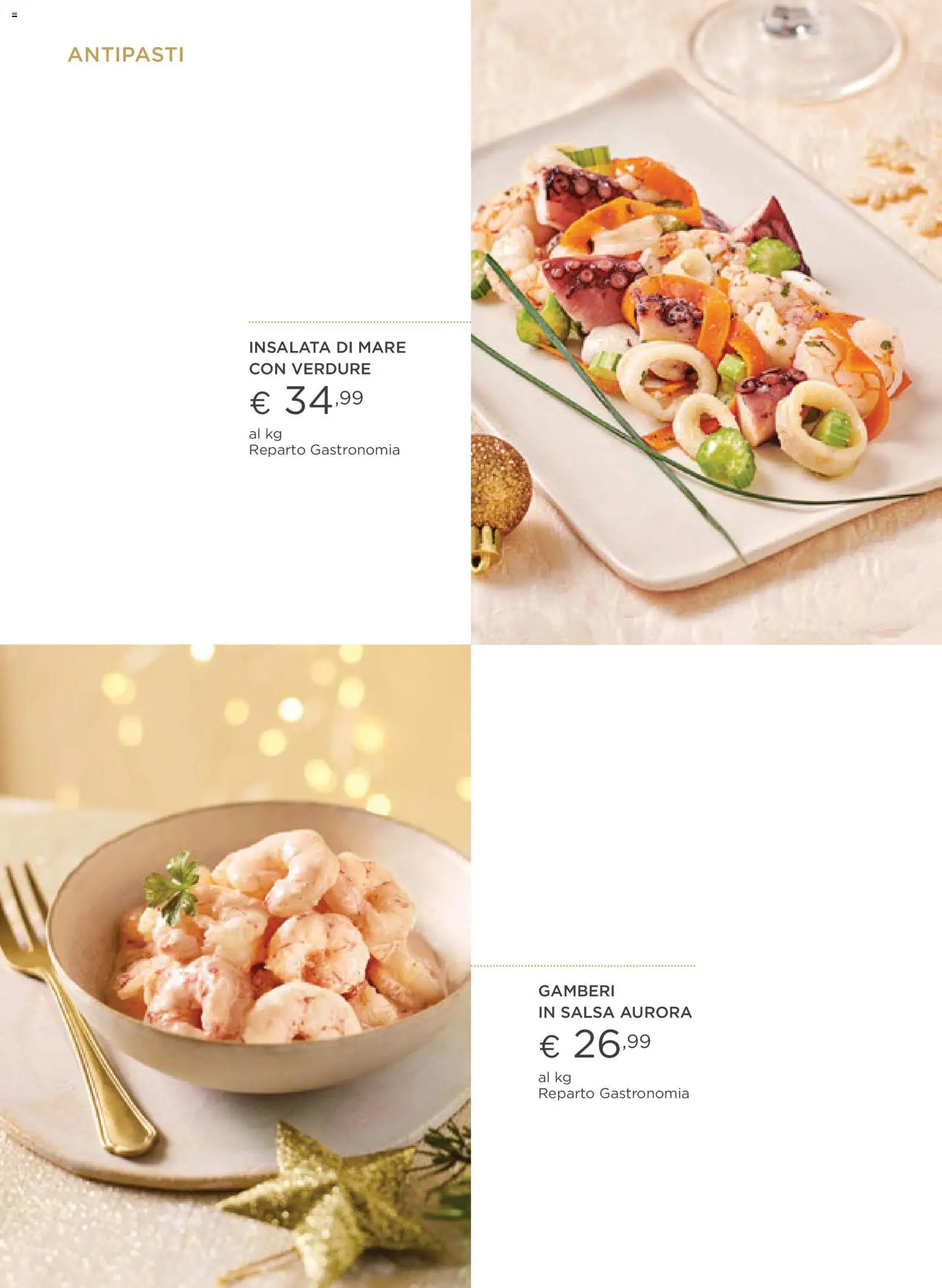 Volantino Esselunga S del 01.12.2025 | Pagina: 8 | Prodotti: Gamberi, Insalata, Verdure, Salsa