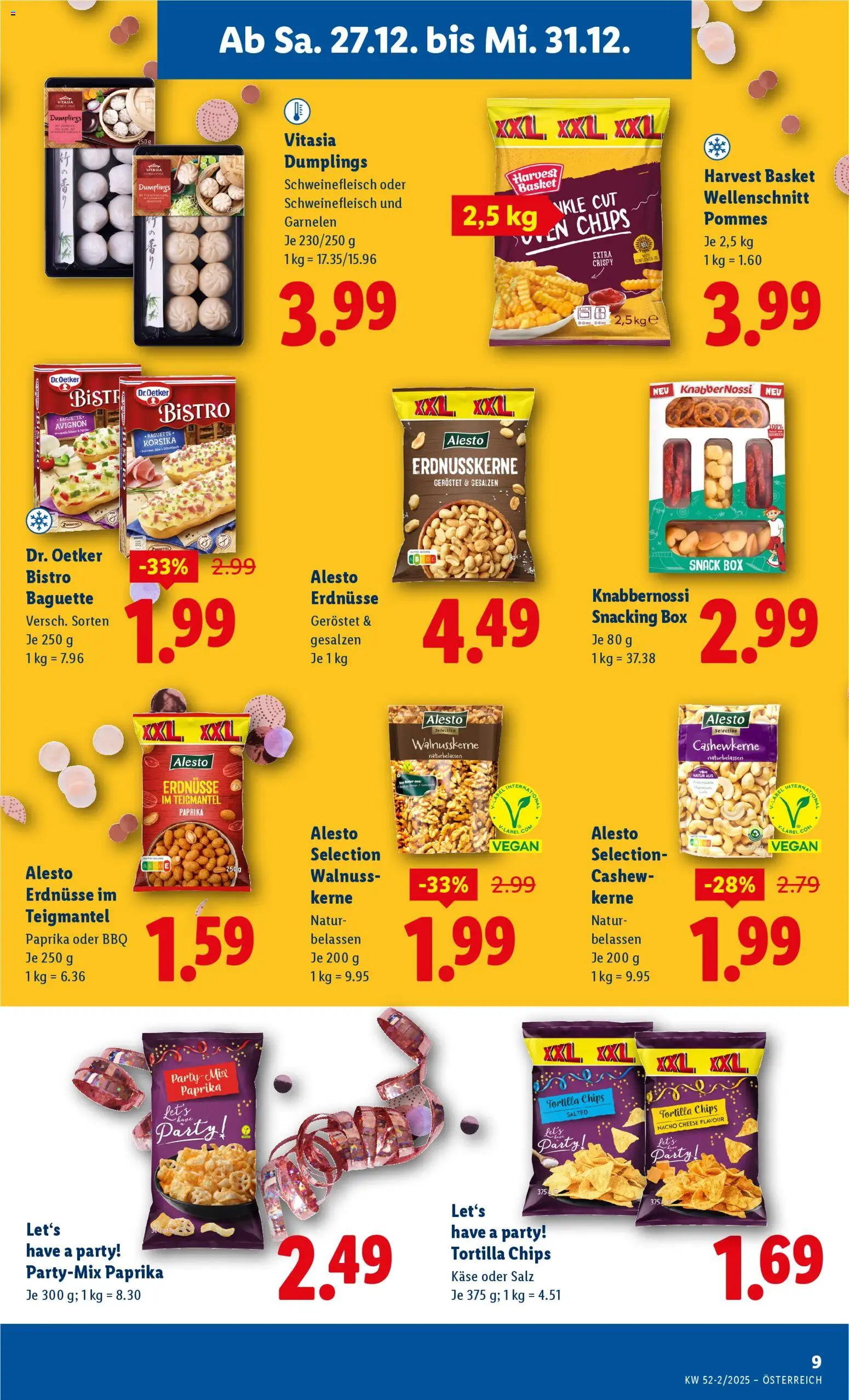 Lidl Altenmarkt im Pongau, St. Johann im Pongau, Zell am See gültig ab 27.12.2025 | Seite: 11 | Produkte: Chips, Папионка, Box, Schweinefleisch