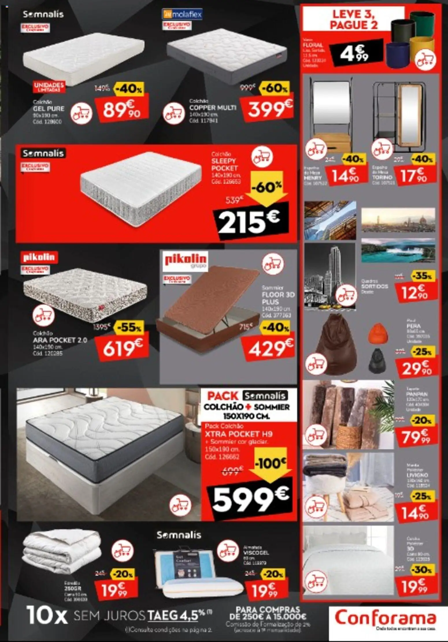 Conforama Black Friday │ válido de 30.10.2025 | Página: 5 | Produtos: Colchão