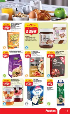 Auchan Akciós újság - amely érvényes a következő dátumtól: 22.01.2026 | Oldal: 11