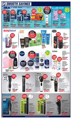 New Dis-Chem catalogue – valid from 16.09.2025 | Page: 12 | Products: Shaving foam, Foam, Razors, Lotion