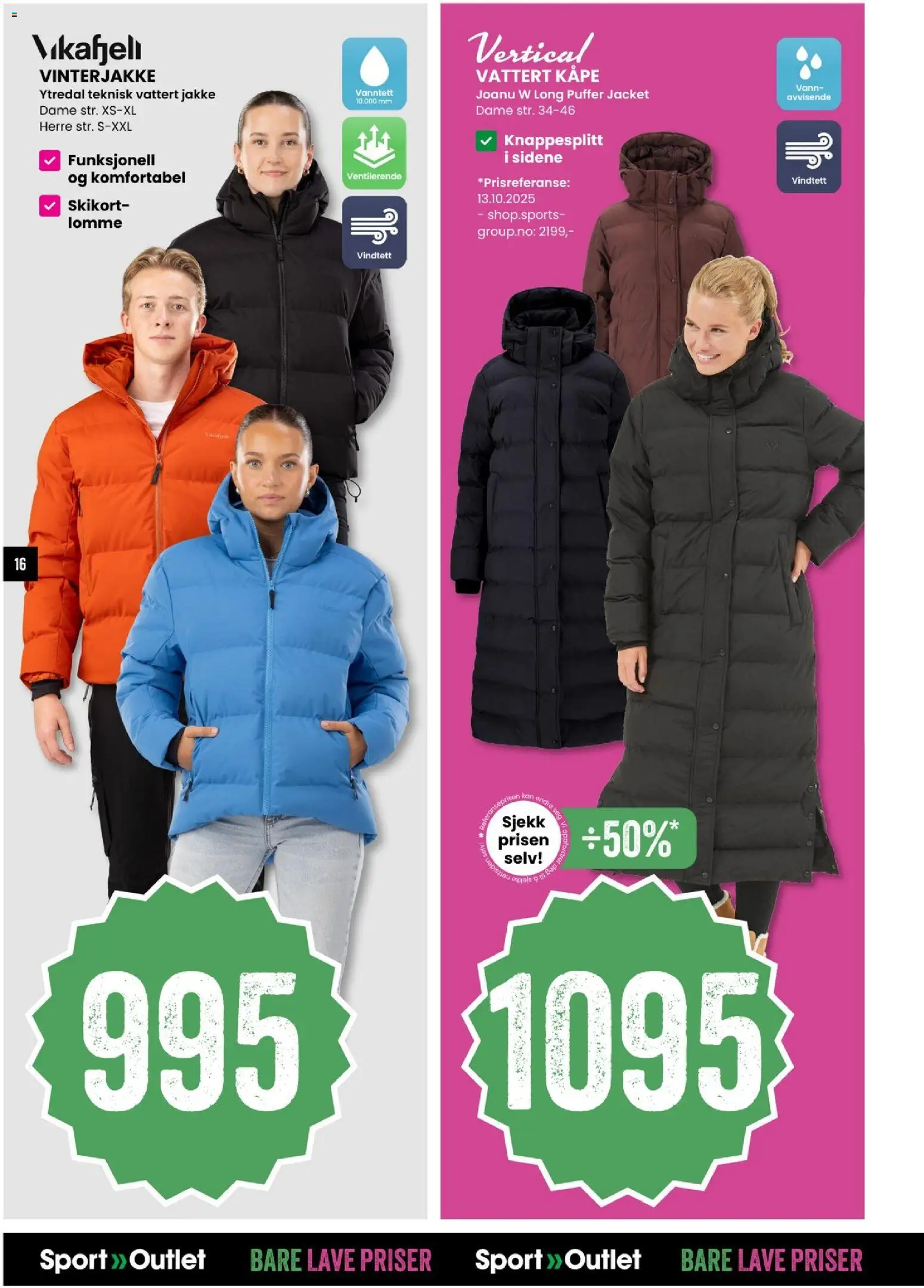 {H1} | Side: 16 | Produkter: Jakke, Vinterjakke, Вермішель, Kåpe