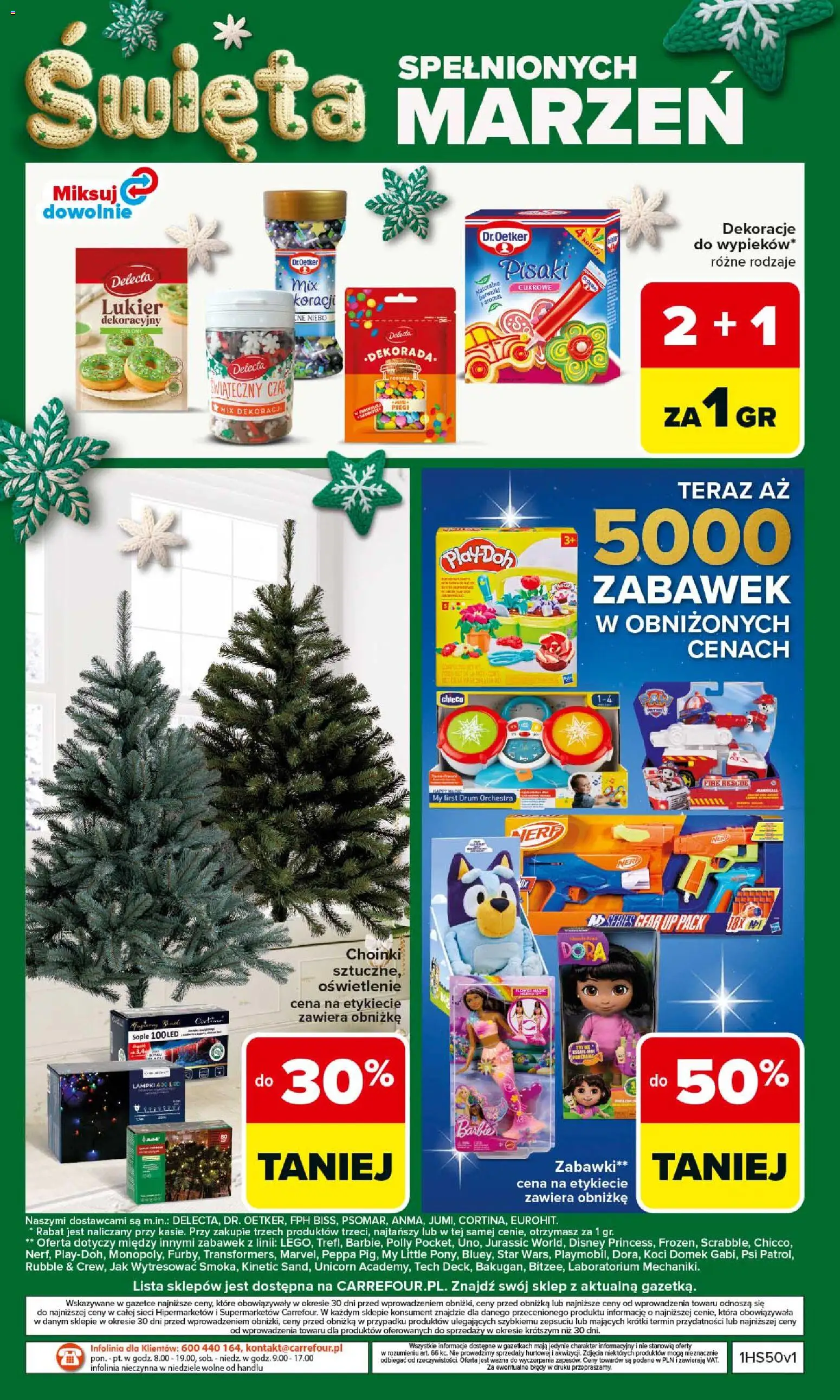 Carrefour Gazetka od 08.12.2025 | Strona: 52 | Produkty: Lampki, Barbie