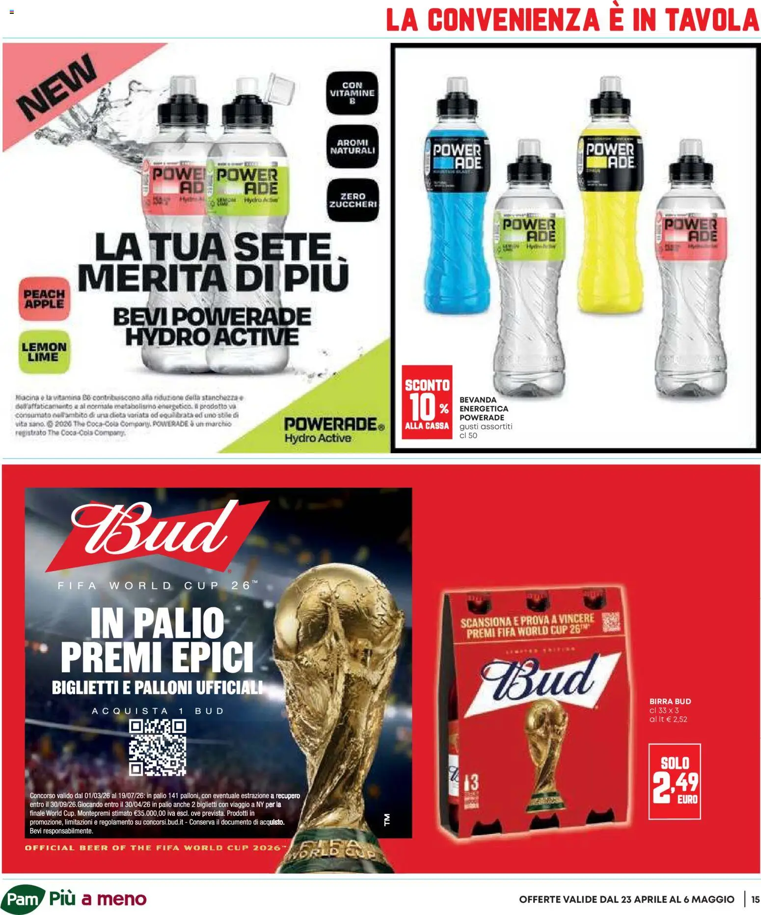 Volantino Panorama del 23.04.2026 | Pagina: 15 | Prodotti: Birra, Lime, The