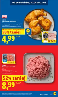 Pogląd oferty "Polski kurczak - ćwiartki, XXL, 1 kg" - ważna od 20.04.2026 | Strona: 5