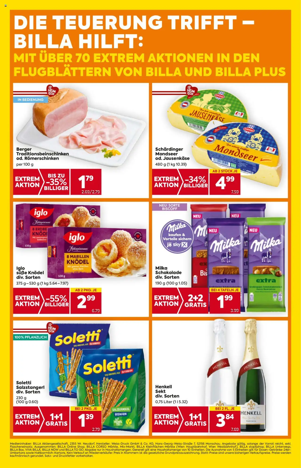 Billa Flugblatt - Salzburg gültig ab 16.10.2025 | Seite: 24 | Produkte: Erdbeeren, Schokolade
