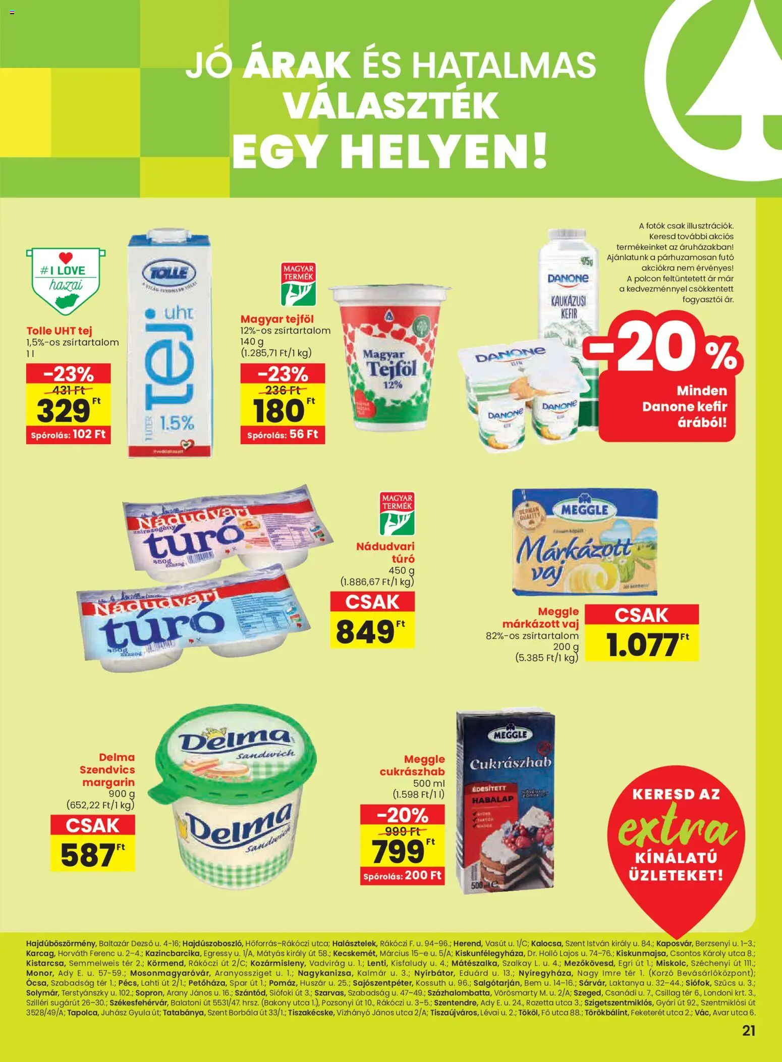 Spar akciós ujság - amely érvényes a következő dátumtól: 06.11.2025 | Oldal: 2 | Termékek: Margarin, Tej, Cukrászhab, Túró