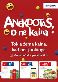 MAXIMA leidinys galioja nuo 02.12.2025