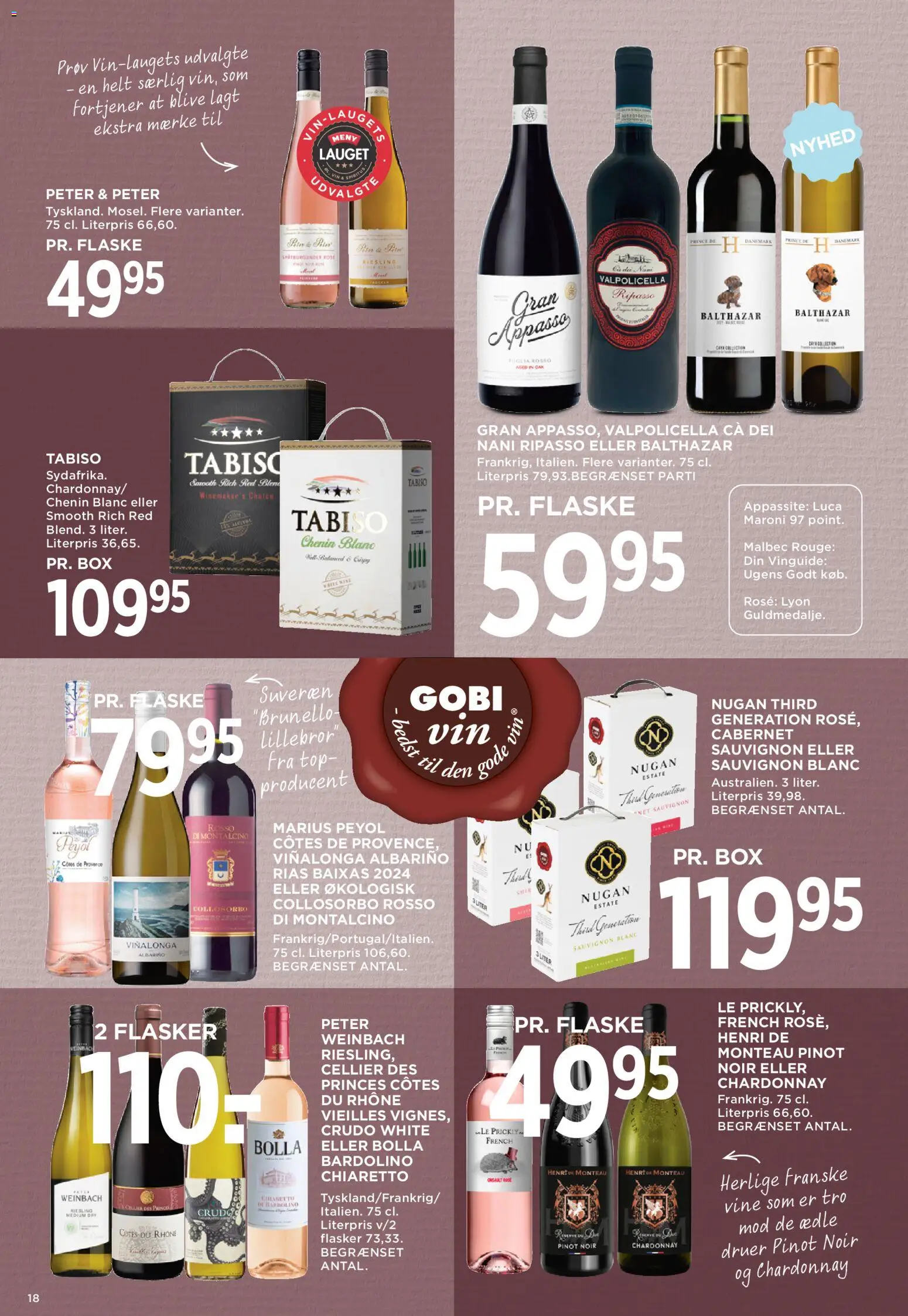 Meny tilbudsavis – gyldig fra 24.04.2026 | Side: 28 | Produkter: Vin, Søm