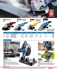 Bauhaus leták platný od 26.01.2026 | Strana: 27 | Produkty: Píla, Kotúčová píla, Uhlová brúska, Aku