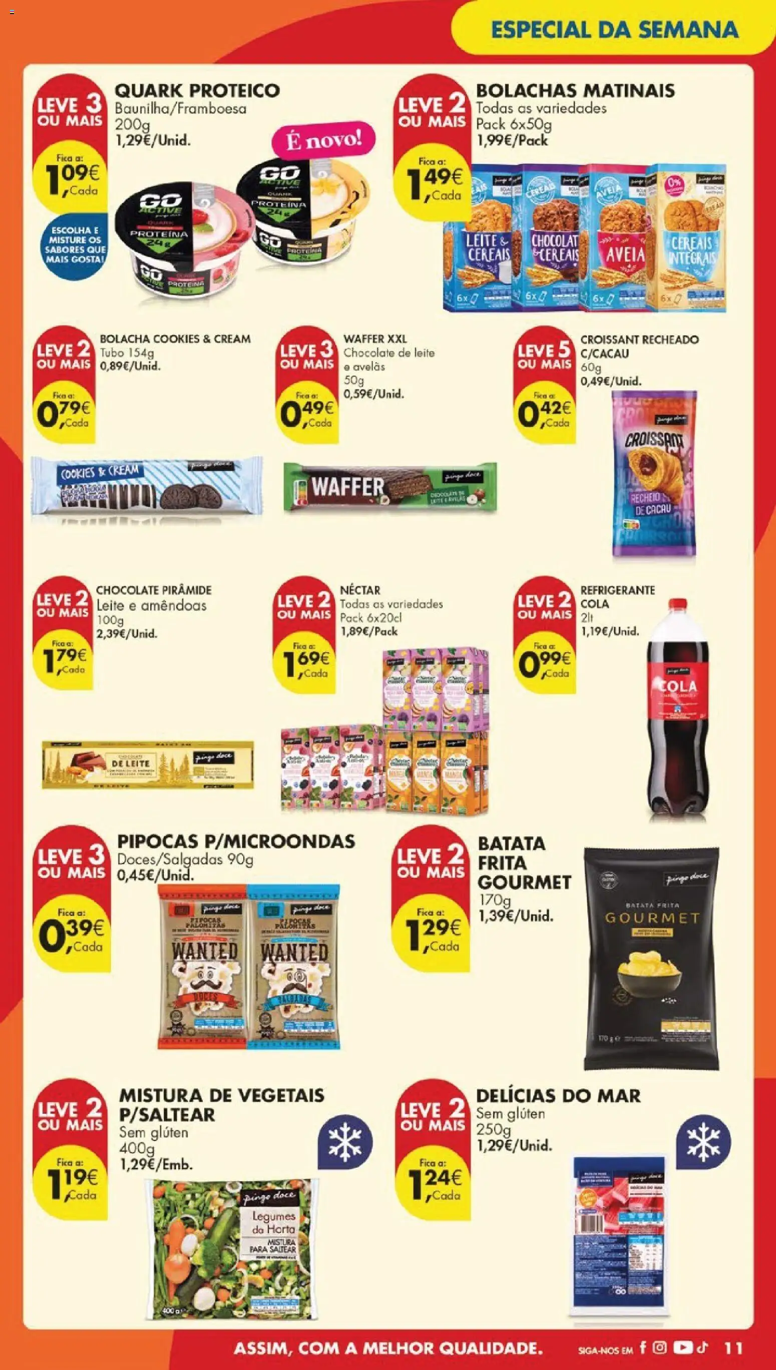 Pingo Doce folheto │ válido de 13.01.2026 | Página: 11 | Produtos: Batata, Avelãs, Batata frita, Bolachas