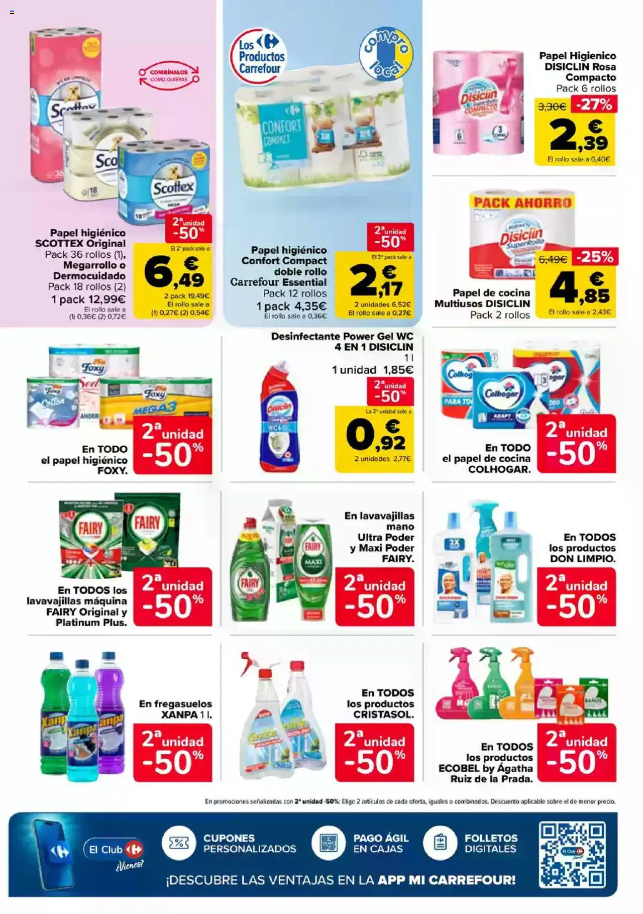 Carrefour folleto │ válido desde el 09.06.2025 | Página: 56 | Productos: Papel higienico, Cocina, Lavavajillas