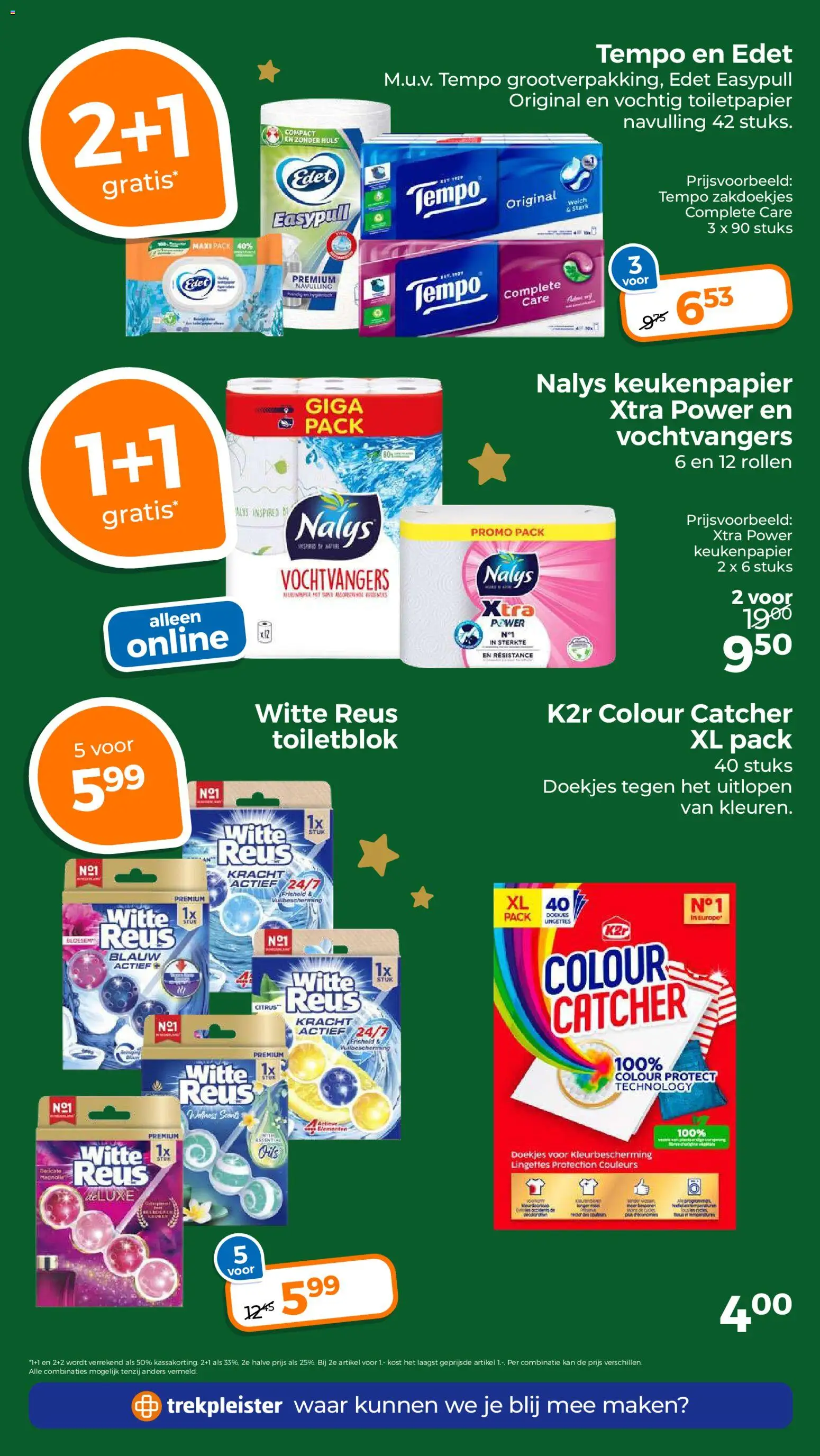 {H1} | Pagina: 47 | Producten: Ostyalap, Keukenpapier, Kan, Toiletpapier