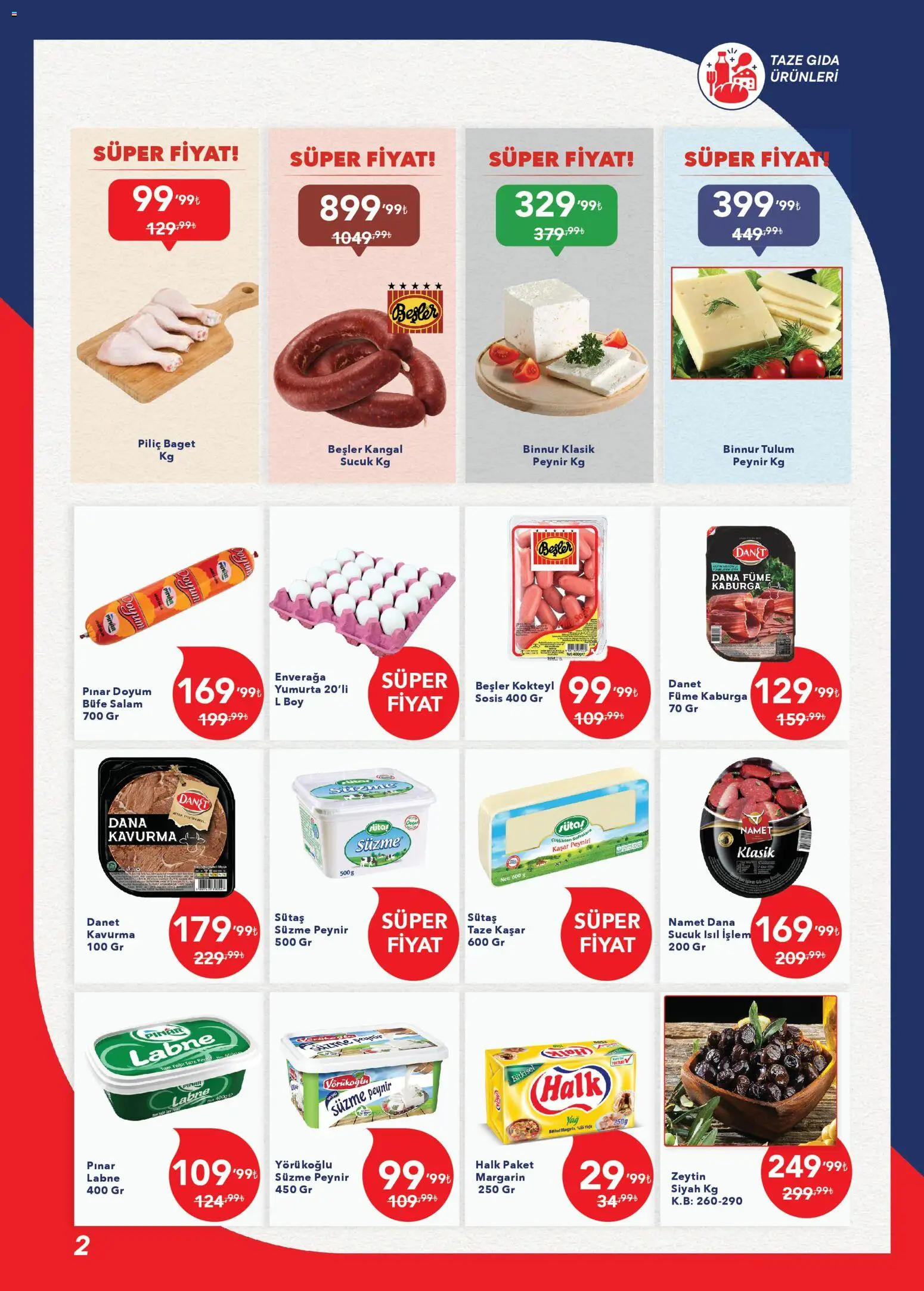 Kim Market Katalog - Ege Insert - 19.01.2026 tarihinden itibaren geçerlidir | Sayfa: 2 | Ürünler: Peynir, Yumurta, Süzme peynir, Zeytin