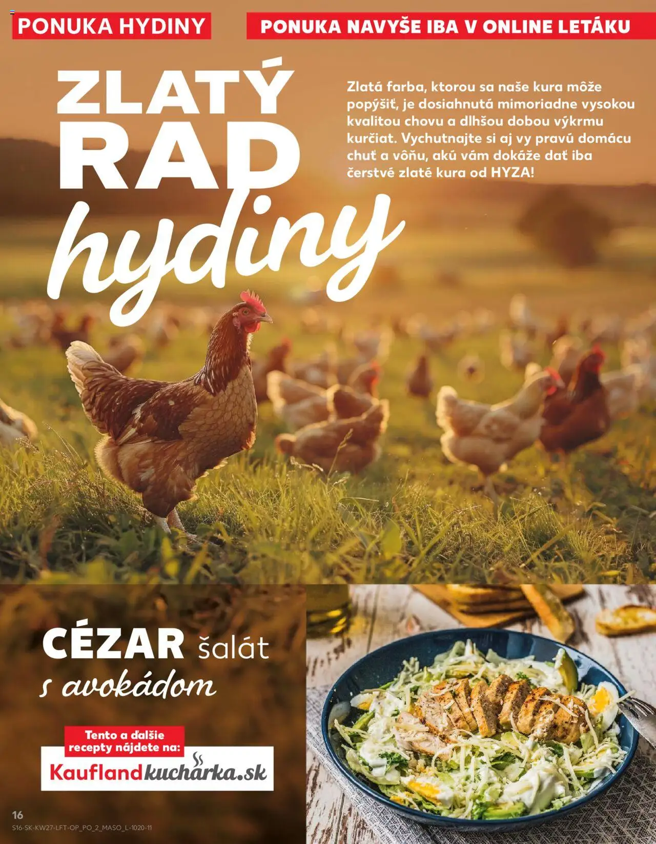 Nové Kaufland akcie – leták je platný od 03.07.2025 | Strana: 16 | Produkty: Aku, Šalát