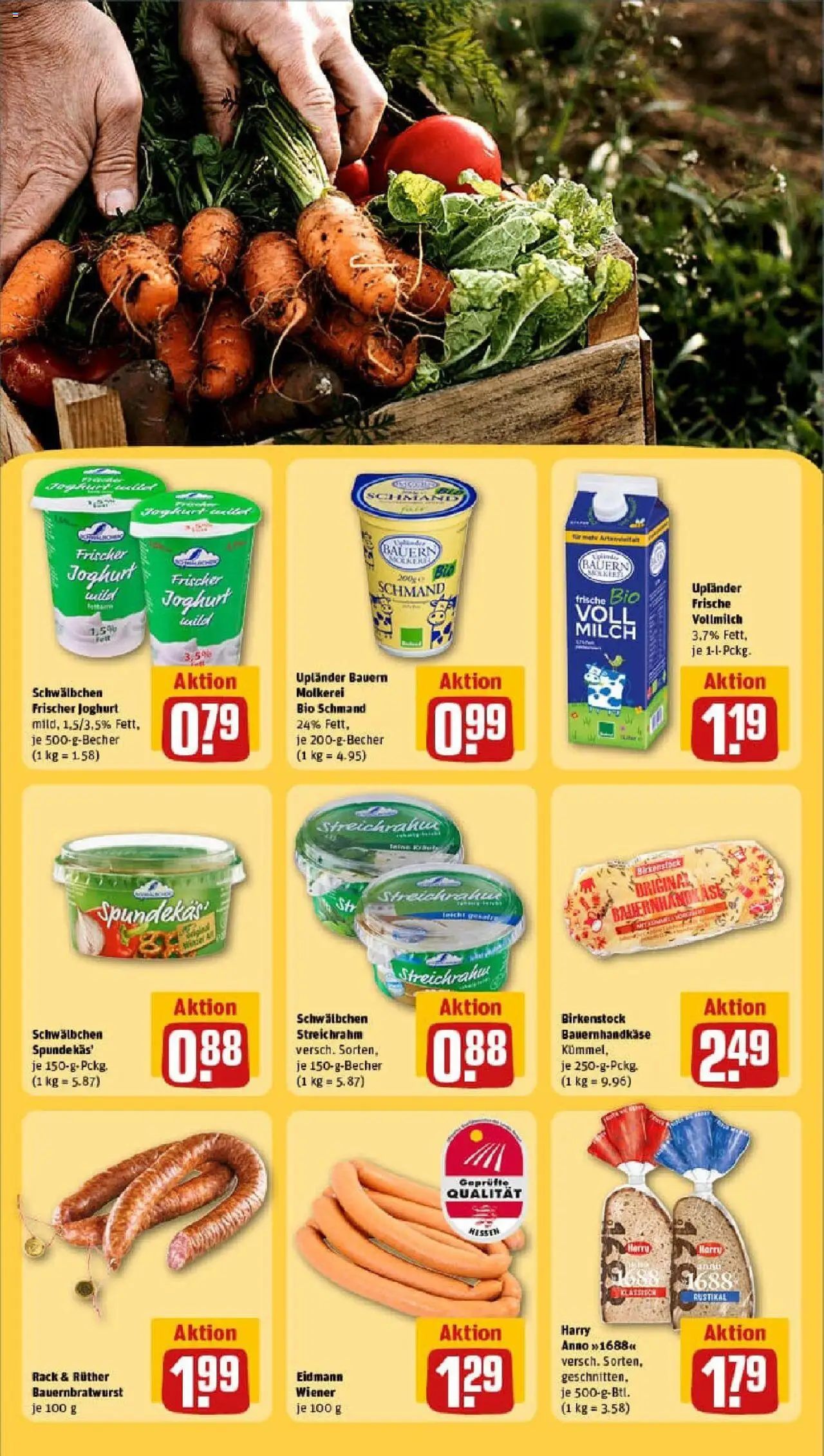 Rewe prospekt Burghaun	 - gültig ab dem 27.07.2025 | Seite: 23 | Produkte: Milch, Joghurt