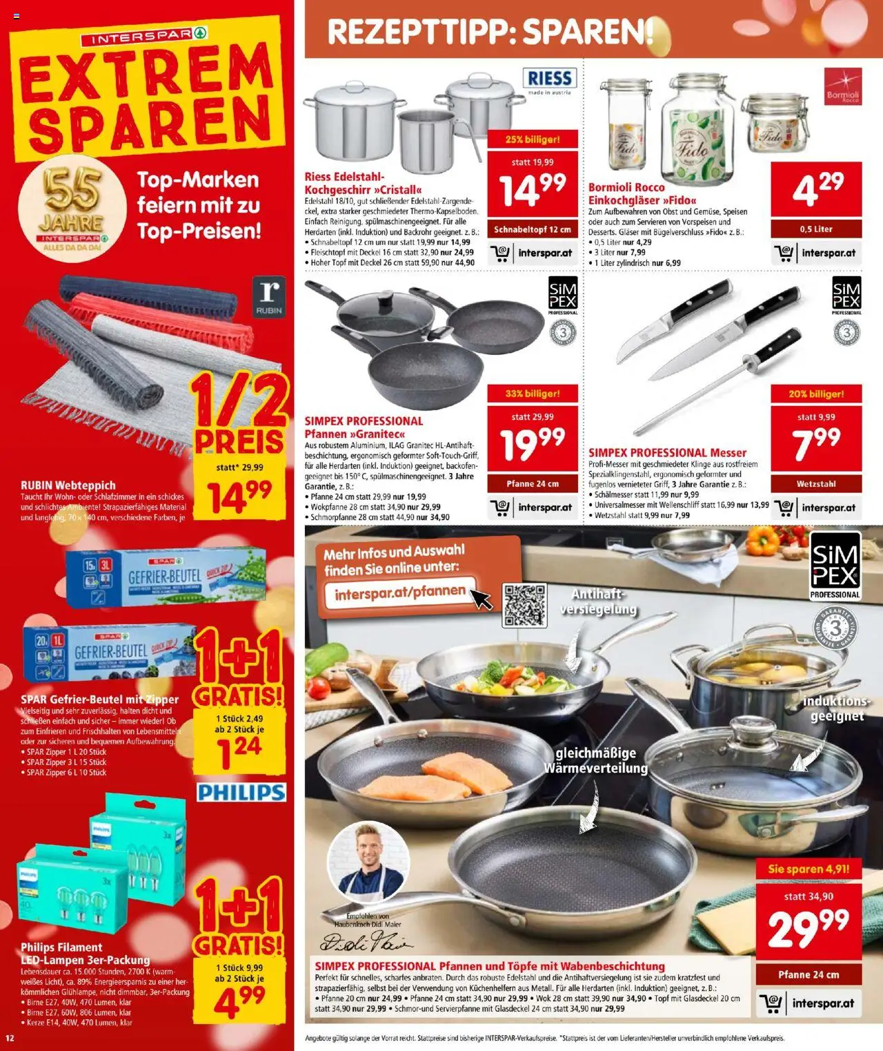 Interspar Flugblatt gültig ab 07.08.2025 | Seite: 12 | Produkte: Obst, Birne